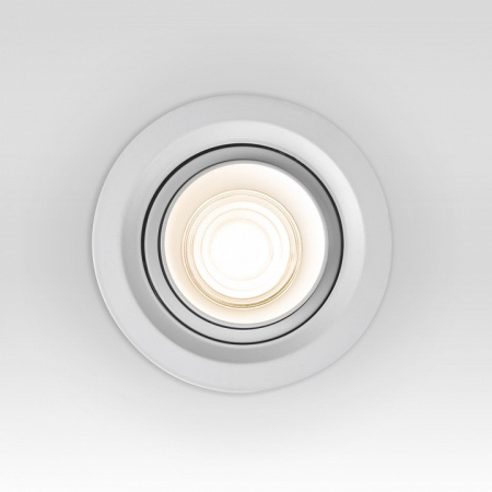 Встраиваемый светодиодный светильник с регулировкой угла освещения 9919 LED 10W 4200K белый Elektrostandard Zoom a052459