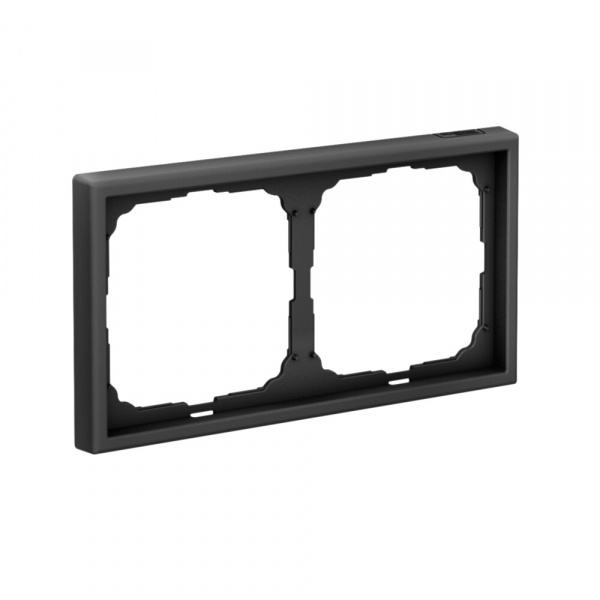 Systeme Electric ArtGallery Карбон Рамка 2-ая, универсальная