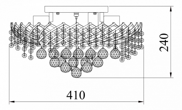 Люстра DIA120-06-G Maytoni Karolina