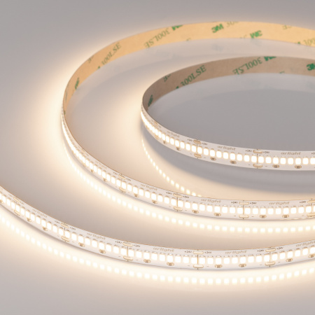 Arlight Лента ULTRA-A288-10mm 24V Warm3000 (17 W/m, IP20, 5m) (высок.эфф.200 лм/Вт)