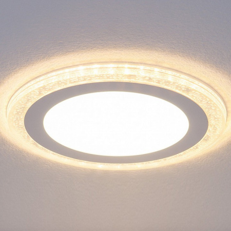 Встраиваемый светодиодный светильник DLR024 12+6W 4200K Elektrostandard Compo a038374