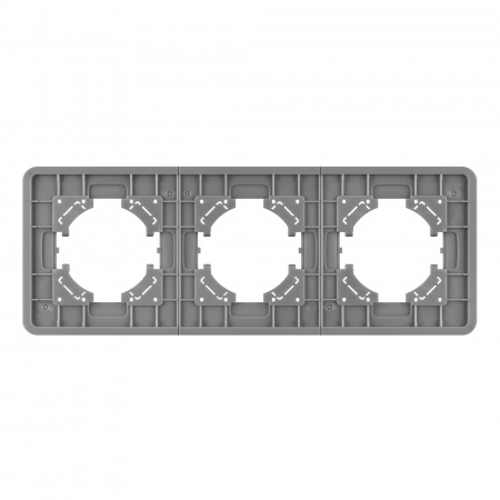 Arlight Рамка стеклянная FRM-OMALI-GS-3-GR (-)