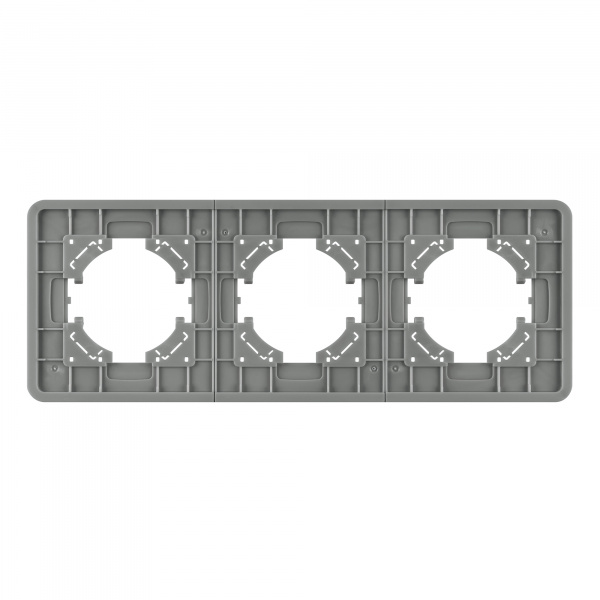 Arlight Рамка стеклянная FRM-OMALI-SFGS-3-GR (-)