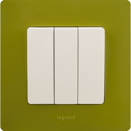 Legrand Etika Зеленый Папоротник Рамка 1-ая