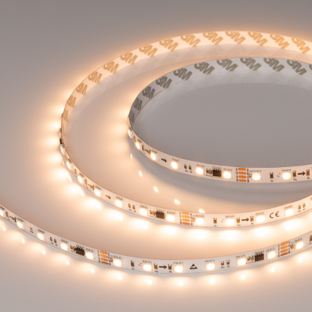 Arlight Лента SPI-B60-10mm 24V Warm2700-PX6-RAM (15 W/m, IP20, 5060, 5m) (бегущий огонь)
