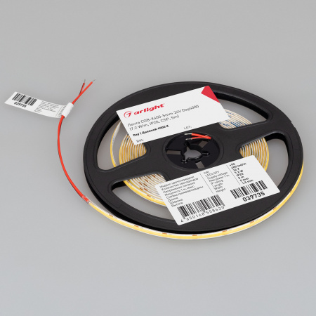 Arlight Лента COB-X400-5mm 24V Day4000 (7.2 W/m, IP20, CSP, 5m) (-)