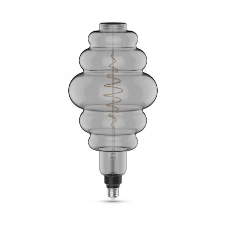 Лампа светодиодная филаментная Gauss E27 8,5W 1800K серая 161802005