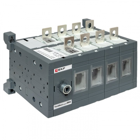 EKF Рубильник 250A 4P реверсивный без рукоятки управления TwinBlock