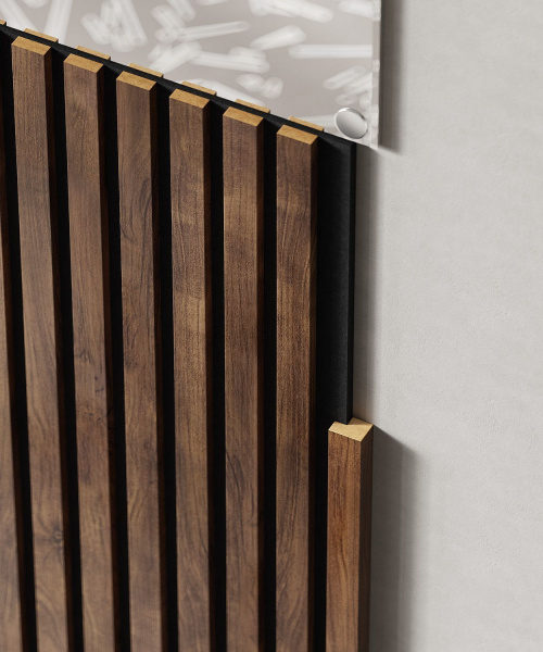 Торцевая рейка 25х19х2750мм, МДФ, дуб дымчатый