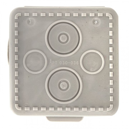 EKF PROxima Коробка распаячная КМР-030-036 пылевлагозащитная, 4 мембранных ввода (65х65х50)