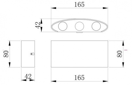 Настенный светильник (бра) O417WL-L6GR3K Maytoni Strato