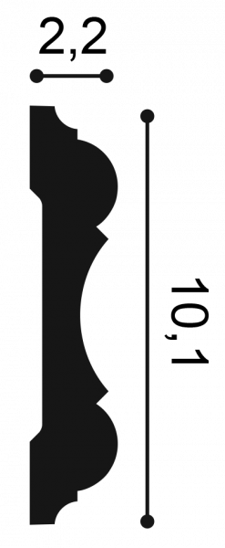 P8040F молдинг гибкий