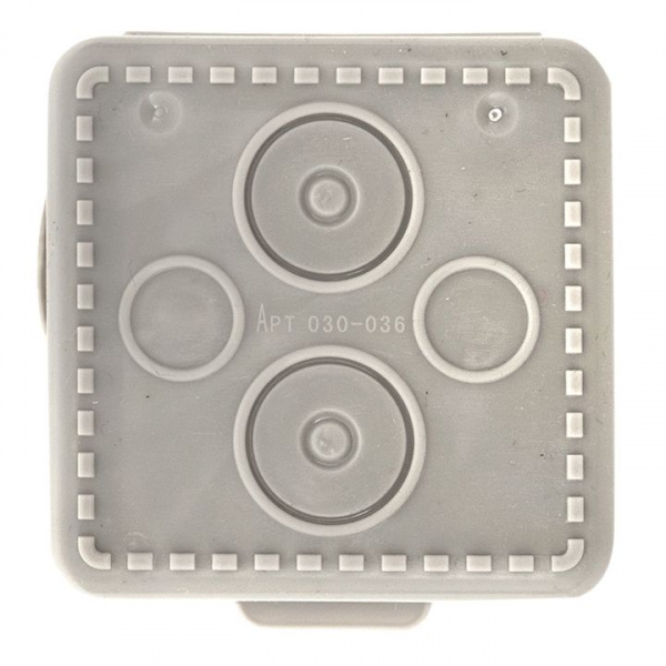 EKF PROxima Коробка распаячная КМР-030-036 пылевлагозащитная, 4 мембранных ввода (65х65х50)