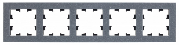 SE AtlasDesign Nature Мрамор айс грей Рамка 5-ая, универсальная