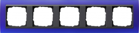 Gira EV Матово-синий/антрацит Рамка 5-ая