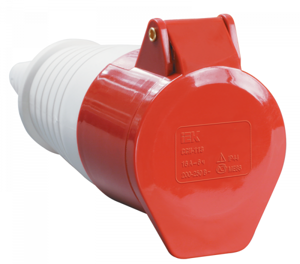 IEK Розетка 224 переносная 3Р+РЕ 32А 380В IP44