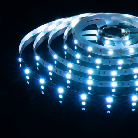 Светодиодная лента Лента светодиодная 12V 7,2W 30Led 5050 IP20 RGB, 5м Elektrostandard 12V 7,2W a027833