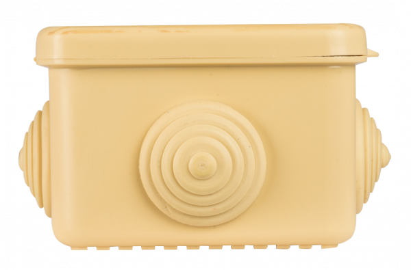 EKF PROxima Коробка распаячная КМР-030-036 пылевлагозащитная, 4 мембранных ввода (65х65х50) светлое дерево