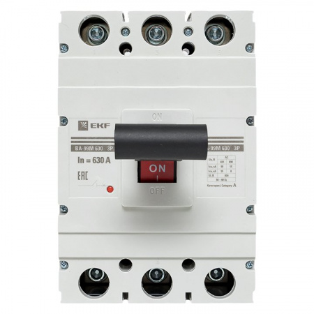EKF PROxima Автоматический выключатель ВА-99М 630/630А 3P 50кА