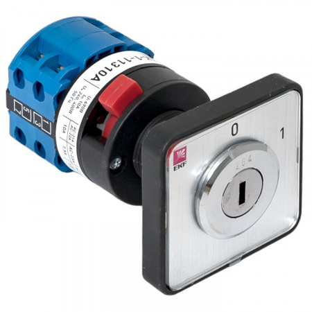 EKF PROxima Переключатель кулачковый ПК-1-113 10А 3P «0-1» с ключом