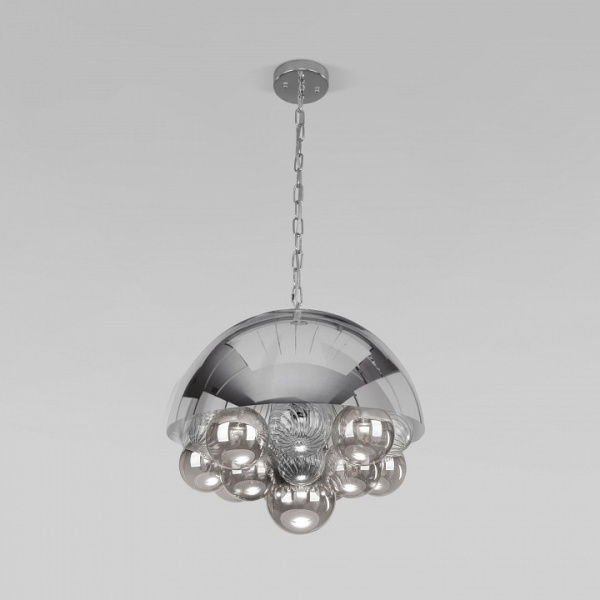 Подвесной светильник со стеклянными плафонами 30178 хром Eurosvet Anait