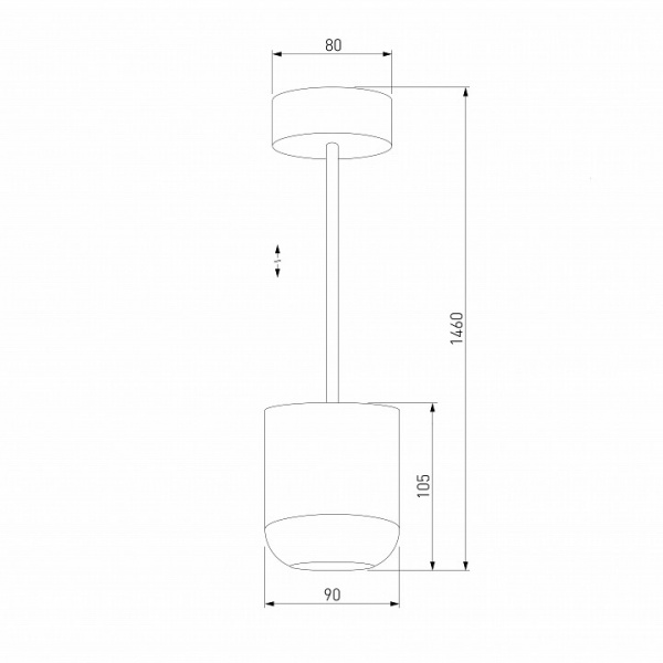 Подвесной светодиодный светильник Onde 15W 4000K белый 50249 LED Elektrostandard Onde a064203
