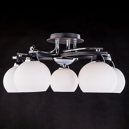 Люстра венге 9654/5 хром / венге Eurosvet Larion