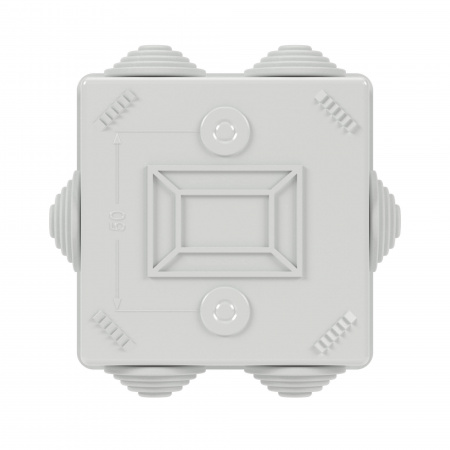 DKC Коробка уравнивания потенциалов, 6 зажимов, 6 вводов  д.20мм, 80х80х40мм, IP44