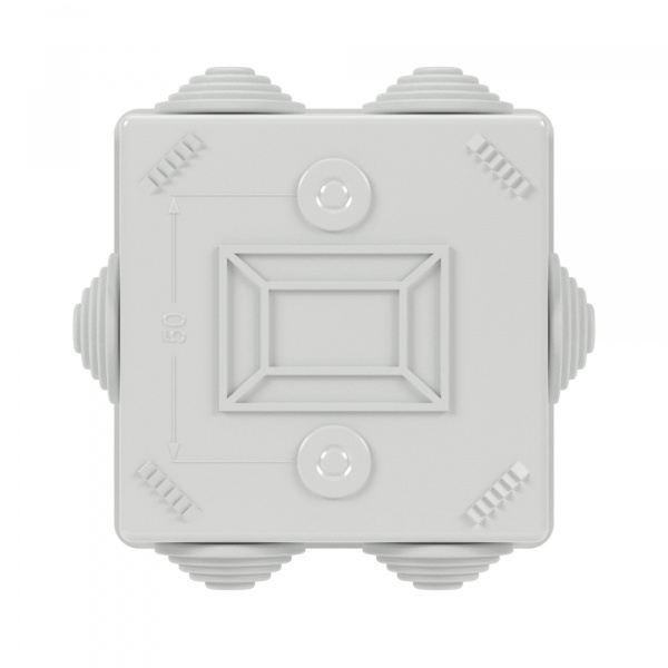 DKC Коробка уравнивания потенциалов, 8 зажимов, 6 вводов  д.20мм, 80х80х40мм, IP44