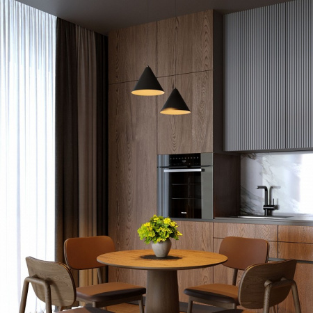 Светильник подвесной светодиодный Conus 13W 3000K черный 50316 LED Elektrostandard Conus a069334