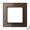 JUNG A creation Стекло Мокка Рамка 4-ая