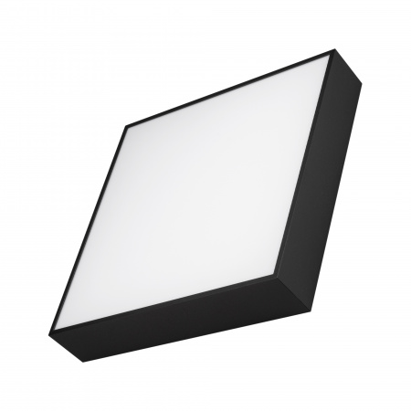 Arlight Светильник IM-QUADRO-EMERGENCY-3H-S350x350-33W Warm3000 (BK, 120 deg, 230V) (IP40 Металл, 2 года)