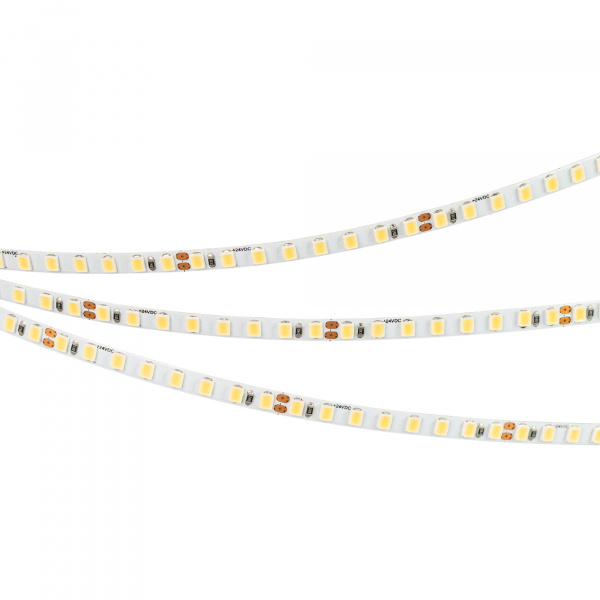 Светодиодная лента Arlight 15W/m 160LED/m 2835SMD теплый белый 5M RT-A160-5mm 24V Warm3000 037813