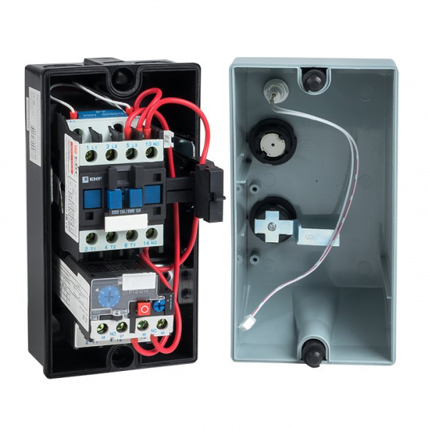 EKF PROxima Пускатель в корпусе IP65 КМЭ 12А 230В с РТЭ и индикатором