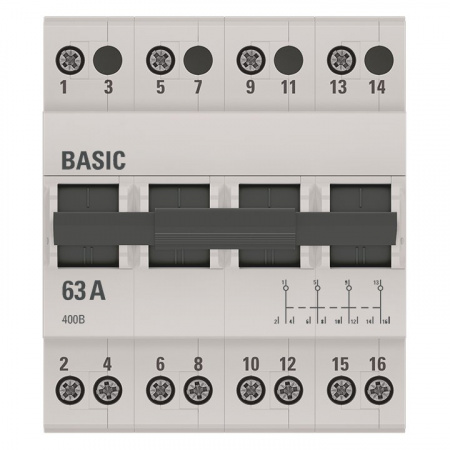 EKF Basic Трехпозиционный переключатель 4P 63А