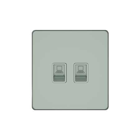 Systeme Electric Systeme Infinity Таежное утро Розетка информационная RJ-45 кат.5e 2-я