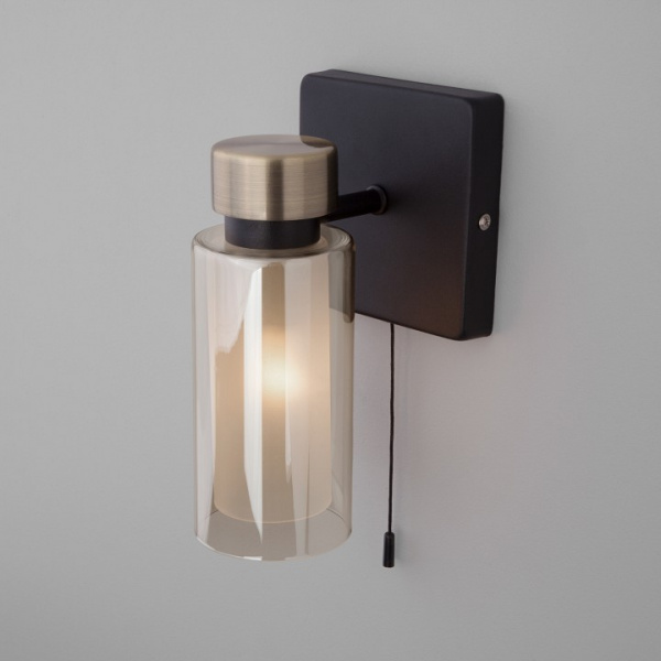 Бра в стиле лофт 70115/1 черный Eurosvet Amado