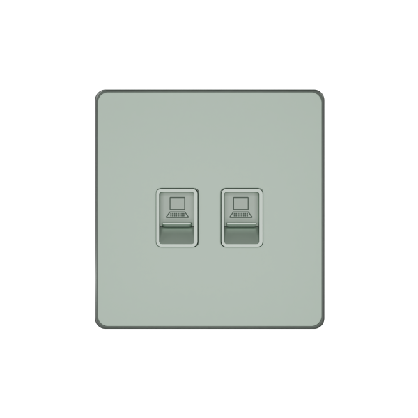 Systeme Electric Systeme Infinity Таежное утро Розетка информационная RJ-45 кат.5e 2-я