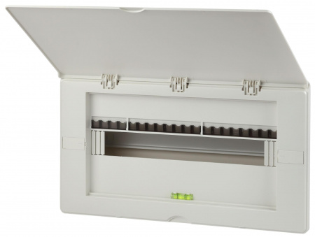 ЭРА Пластиковый бокс встраиваемый White_UBOX20 UNIQUE 20 модулей встраиваемый с белой крышкой