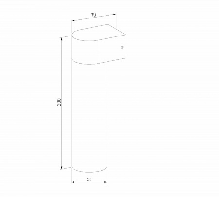Светильник садово-парковый со светодиодами Nork 5W 4000K черный 35187/D Elektrostandard Nork a069890