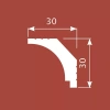 Карниз KX019, 30х30, 2000мм, Экополимер/35