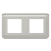 Legrand Mosaiс Рамка - Программа Mosaic - 2Х2 модуля - алюминий
