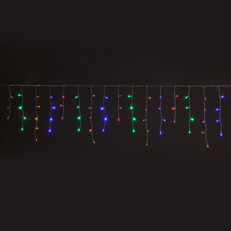 Гирлянда бахрома 1,8*0,5 м IP20 100-001 мульти Eurosvet 100-001