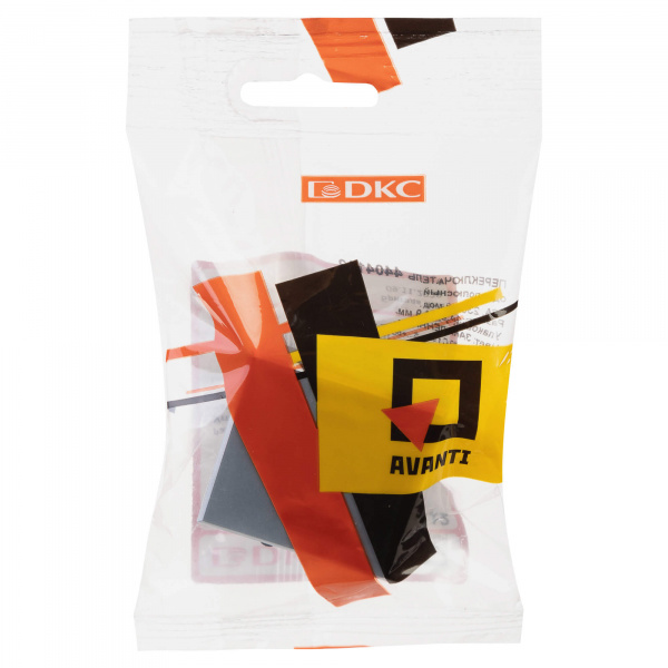 DKC Avanti Закаленная сталь Переключатель одноклавишный 2 модуля