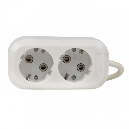 EKF PROxima Удлинитель "Эксперт" 2 гнезда 5 метров 16А/3,5кВт с заземлением ПВС 3х1