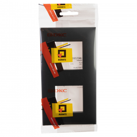 DKC Avanti Черный матовый Рамка 4 модуля