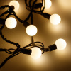 Arlight Светодиодная гирлянда ARD-BALL-CLASSIC-D23-10000-BLACK-80LED WARM (230V, 3.5W) (Ardecoled, IP65)
