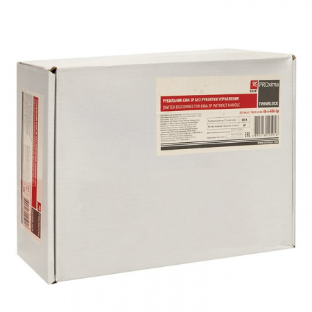 EKF PROxima Рубильник 630A 3P без рукоятки управления TwinBlock