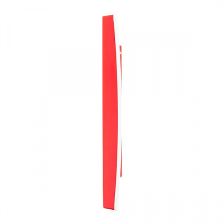 EKF Стокгольм Рамка 5-местная белая с линией цвета красный