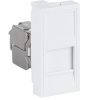 Donel Розетка DEC RJ45 FTP кат.5e, 1мод., бел. (22.5х45мм), серия (тип) DEC, DECF12WF5